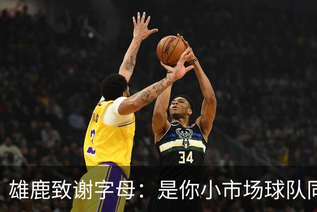 雄鹿致谢字母：是你小市场球队同样能傲视群雄 感谢你付出的一切